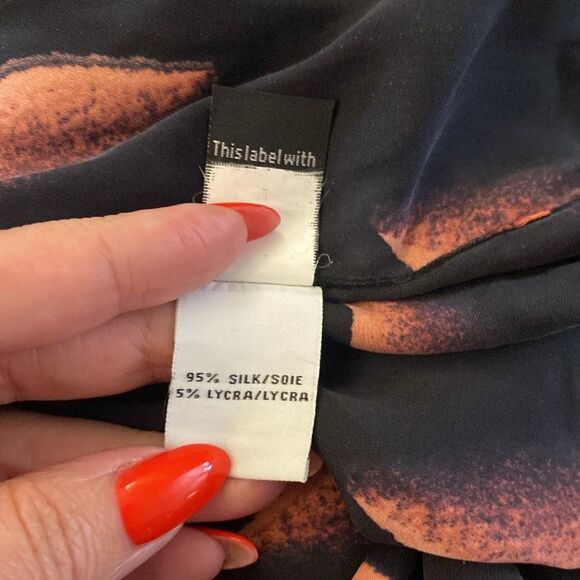 Diane Von Furstenberg silk oversized tunic dress, S - Picture 8 of 8